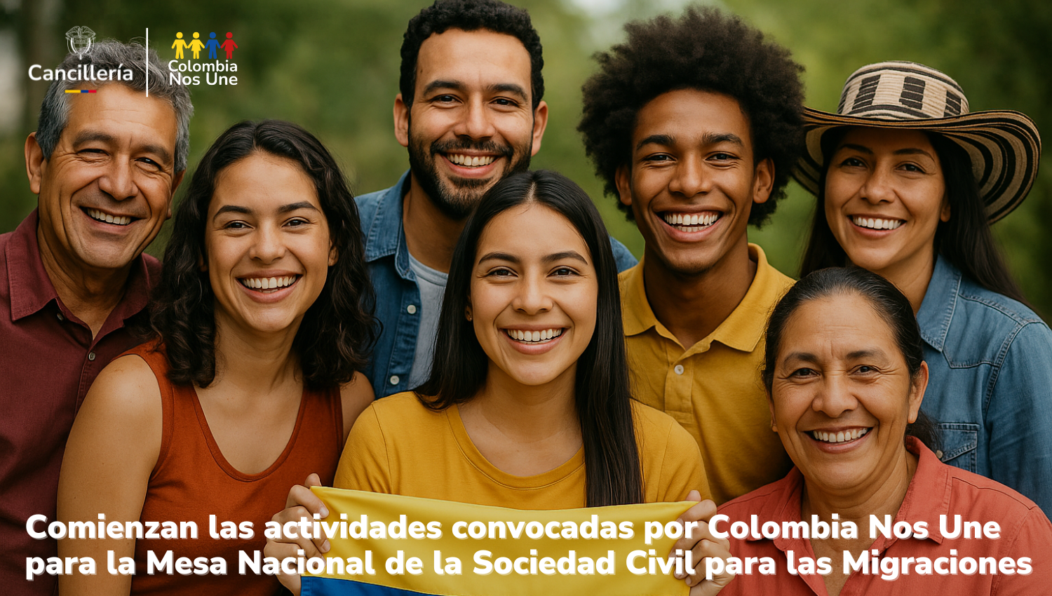 Comienzan las actividades convocadas por Colombia Nos Une para la Mesa Nacional de la Sociedad Civil para las Migraciones