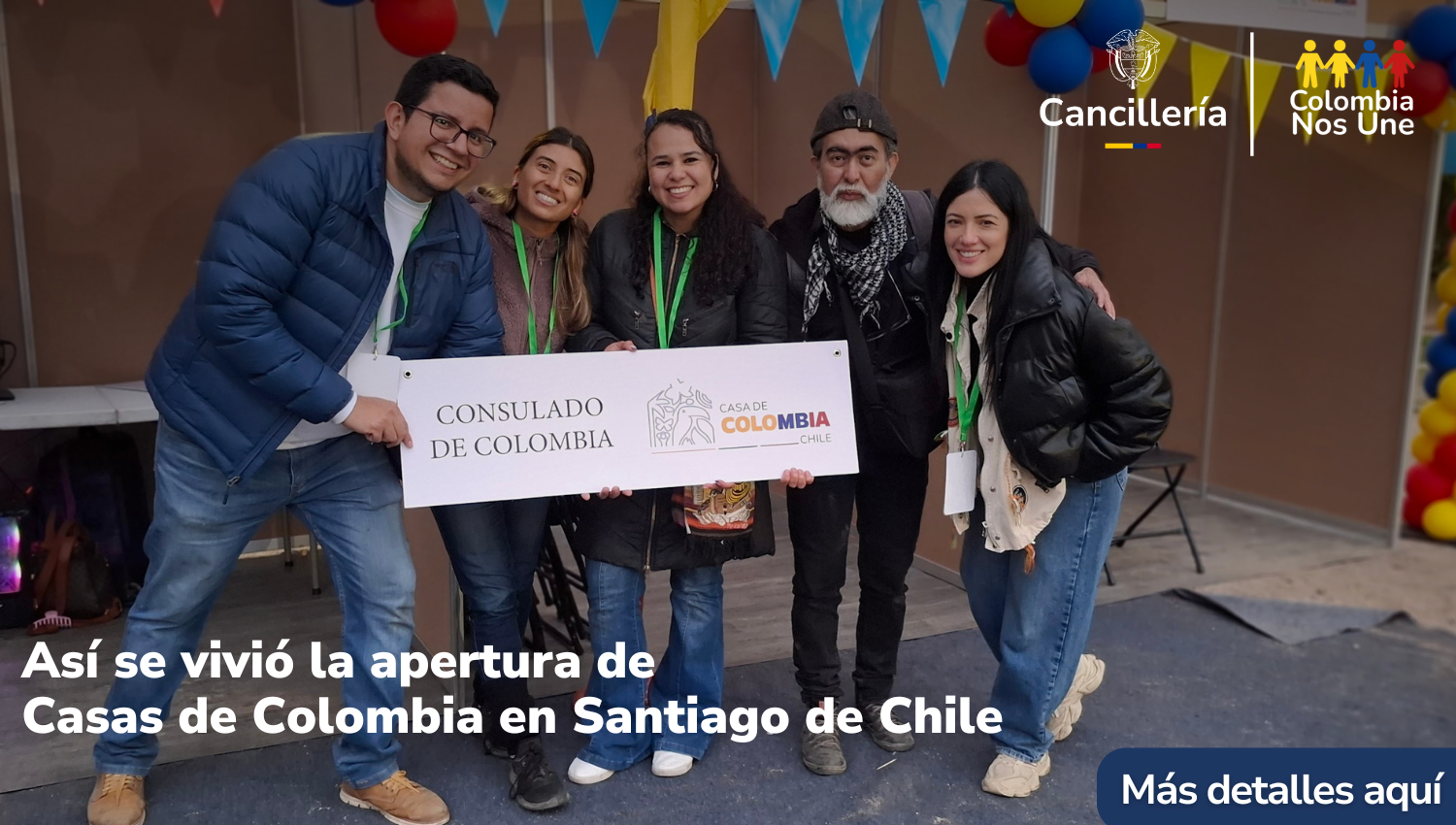 Así se vivió la apertura de Casas de Colombia en Santiago de Chile